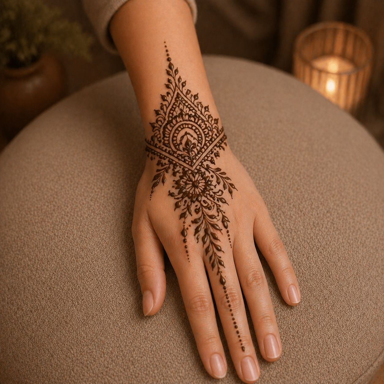 One hand – up to the wrist (full design)
